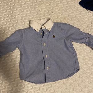 Ralph Lauren Baby Boy Button Down Shirt 9 Months